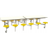 Essentials 12 Seat Rectangular Mobile Dining Unit