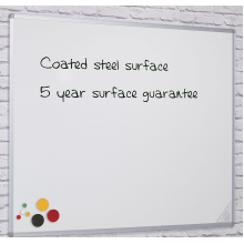 Essentials Coated Steel Magnetic Whiteboards
