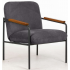 Settle Fabric Reception Chair With Arms
