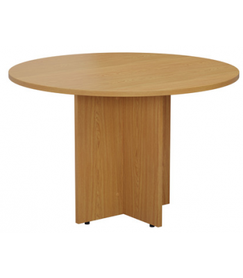 Wooden Round Boardroom Table