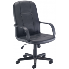Jack Faux Leather Office Chair With Arms
