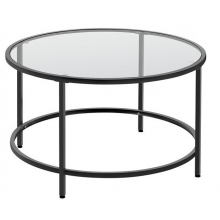 Hampstead Round Glass Coffee Table Hampstead Round Glass Coffee Table