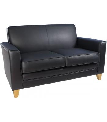 Newport Leather Staffroom Sofa