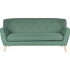 Skandi Ocean Green 3 Seat Reception Sofa