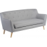 Skandi Grey 3 Seat Reception Sofa