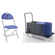 40 Fan Back Folding Chair Package