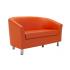 Faux Leather Tub Sofas