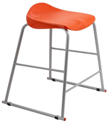 Titan Lab Stool SALE 560mm - Sky Blue, Grey, Lime, Orange, Yellow or Purple