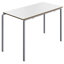 Titan MDF Edge Classroom Tables SALE - 1200x600x760mm, Blue/Grey, Crush Bent Titan MDF Edge Classroom Tables SALE - 1200x600x760mm, Blue/Grey, Crush Bent