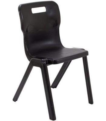 Titan One Piece Chair 430mm SALE - Black