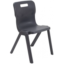 Titan Antibacterial One Piece Chair 460mm Charcoal - SALE Titan Antibacterial One Piece Chair 460mm Charcoal - SALE