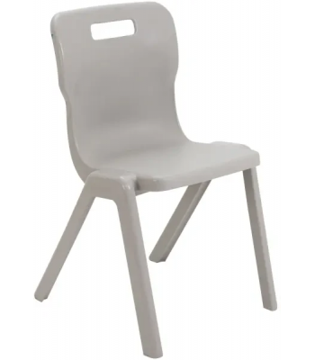Titan One Piece Chair 430mm SALE - Grey