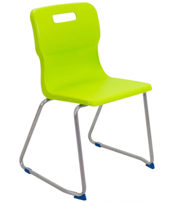 Titan Skidbase Chair 380mm SALE - Green, Lime, Orange, Red, Purple or Yellow
