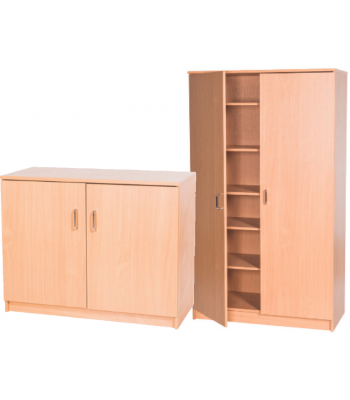 Metre Wide Fully Assembled School Cupboards