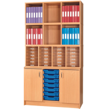 Office Organiser Pigeonhole, Filing, Trays and Cupboard Unit