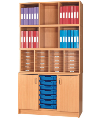Office Organiser Pigeonhole, Filing, Trays and Cupboard Unit