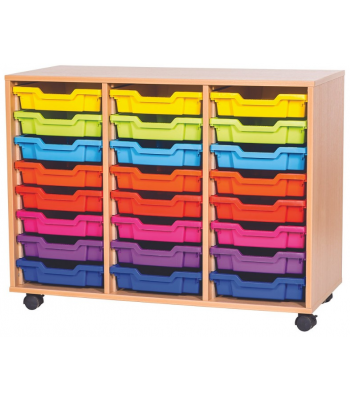 Willowbrook Triple Column Tray Storage Units