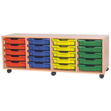 Willowbrook Four Column Tray Storage Units