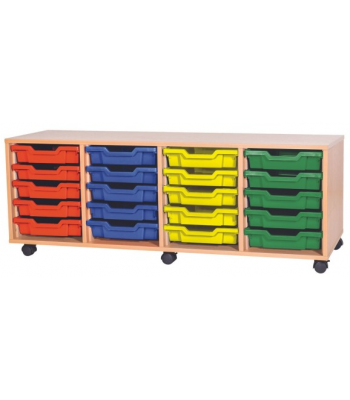 Willowbrook Four Column Tray Storage Units