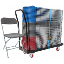 50 Zlite Straight Back Folding Chair Package