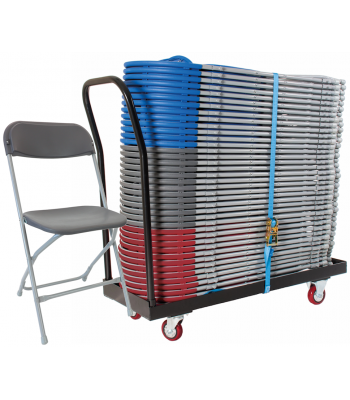 50 Zlite Straight Back Folding Chair Package