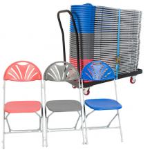 40 Zlite Fan Back Folding Chair Package