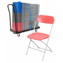 40 Zlite Straight Back Folding Chair Package