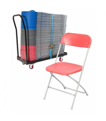 40 Zlite Straight Back Folding Chair Package